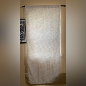 Aimee Madison light beige panel drapes